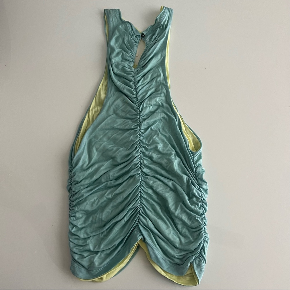Anthropologie Pilcro Ruched Reversible top - Picture 6 of 9
